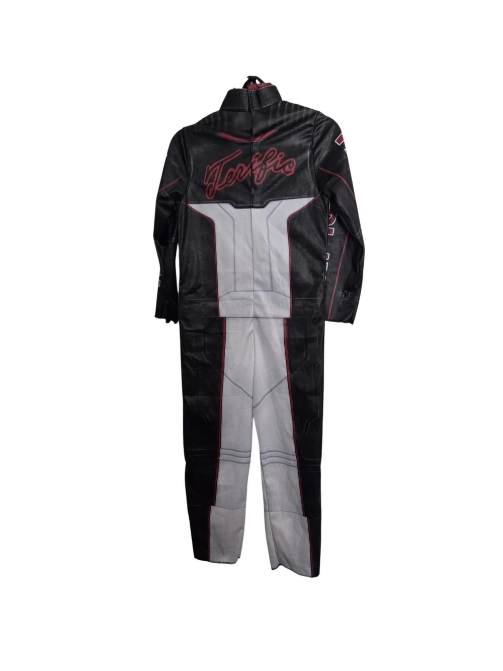 Kids Mr.Terrific Black, Gray & Red Superhero Costume with Mask